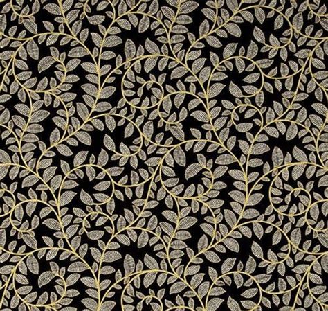 Metallic Leaf Lace Fabric // Benartex 5115M